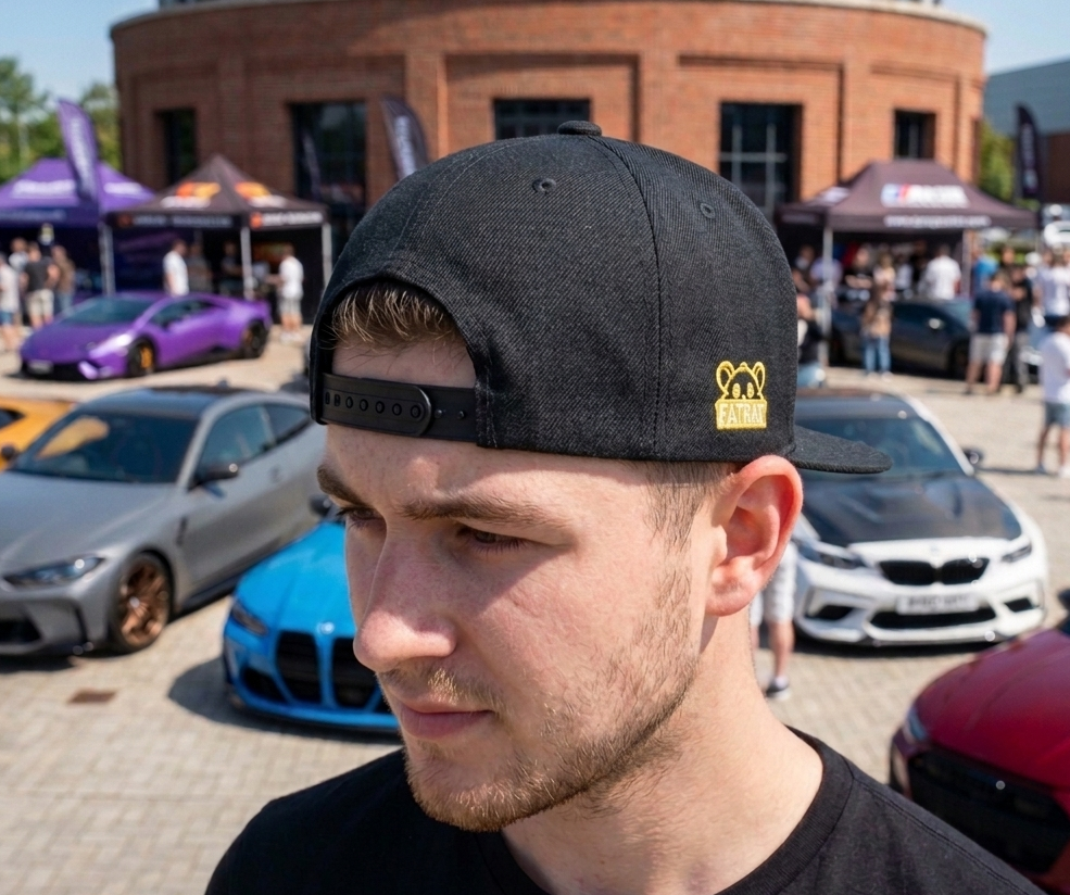 Classic Snapback Hat "Like a King" (Shadow Black)